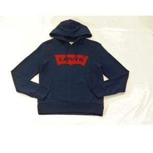 levis navy hoodie